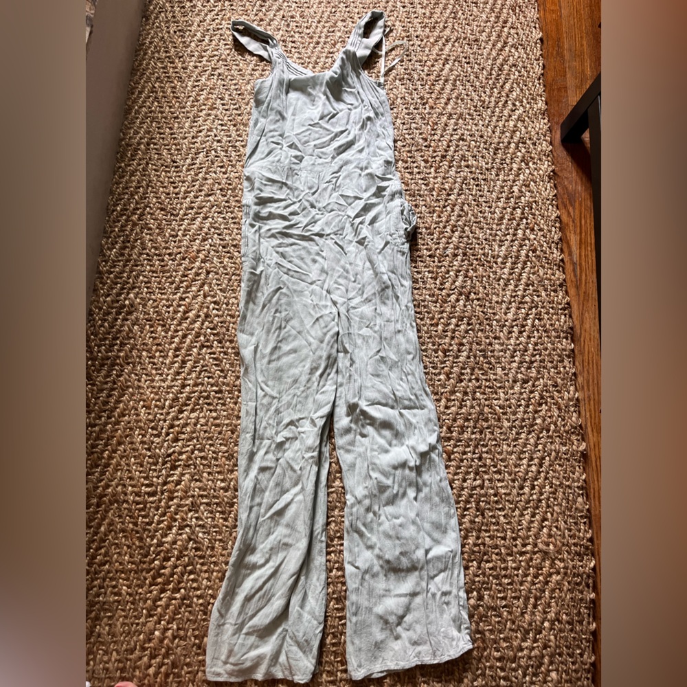 Light blue Sleeveless Jumpsuit